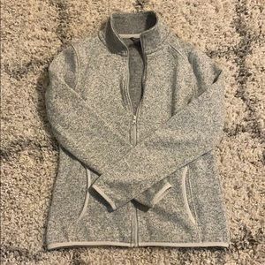 Heather grey, Eddie Bauer jacket